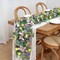 Artificial Daisy Garland with 3D Butterfly, Hanging Fake Flowers Greenery Eucalyptus Garland Floral Vines for Wedding Table Home Party Spring Decor